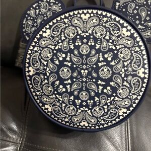 Lounge fly Mickey Head  Navy Bandana Crossbody Bag -